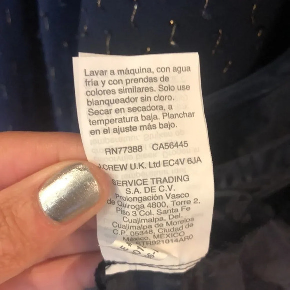 J Crew black tank top with gold - Picture 11 of 14